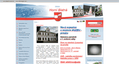 Desktop Screenshot of horni-blatna.cz